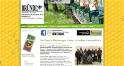 Desktop Screenshot of bienenwelt-bruendl.at